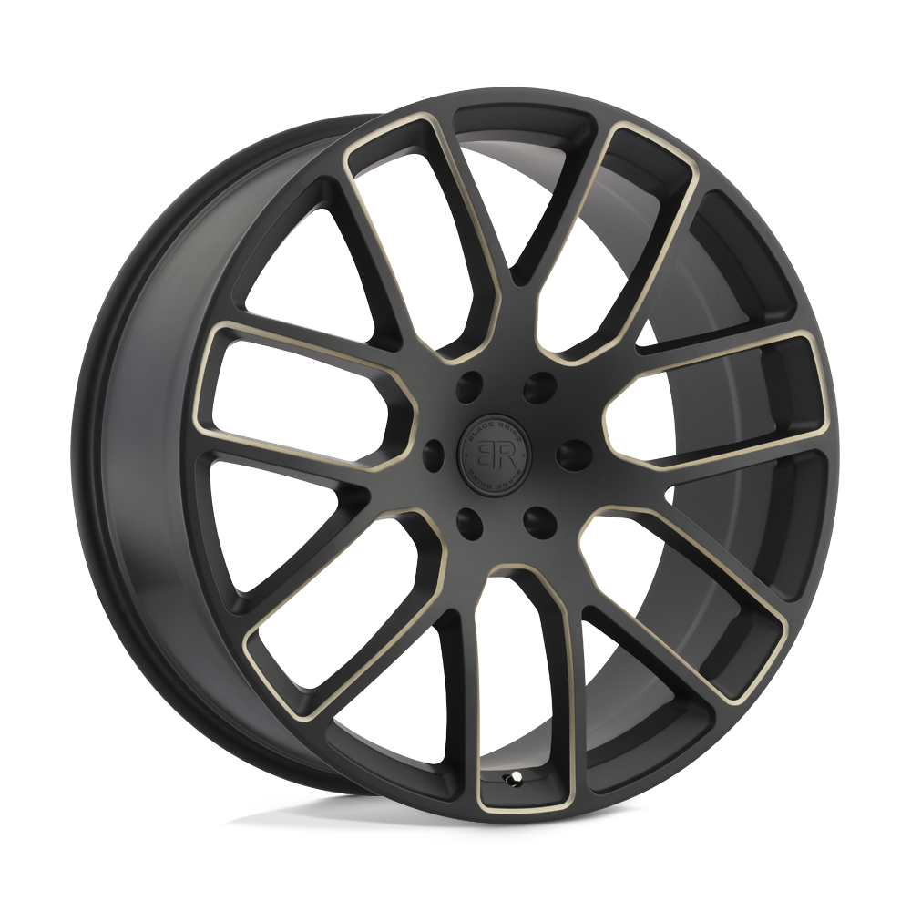 Black Rhino KUNENE 20X9 30 6X135/6X5.3 MATTE BLACK W/ DARK TINT MILLED SPOKES