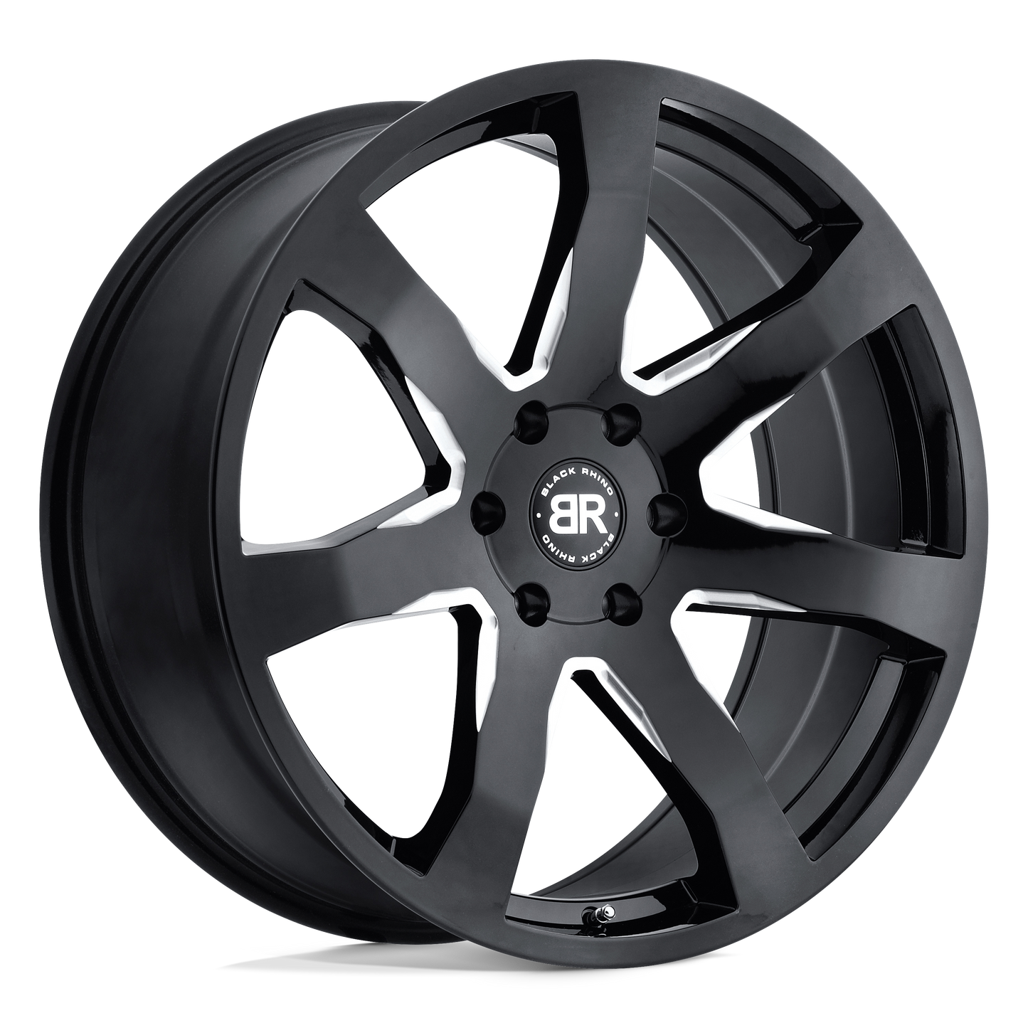 Black Rhino MOZAMBIQUE 22X9.5 25 6X139.7/6X5.5 GLOSS BLACK & MILLED