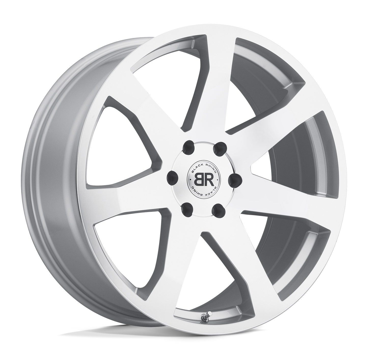 Black Rhino MOZAMBIQUE 20X8.5 15 6X139.7/6X5.5 SILVER W/ MIRROR CUT FACE