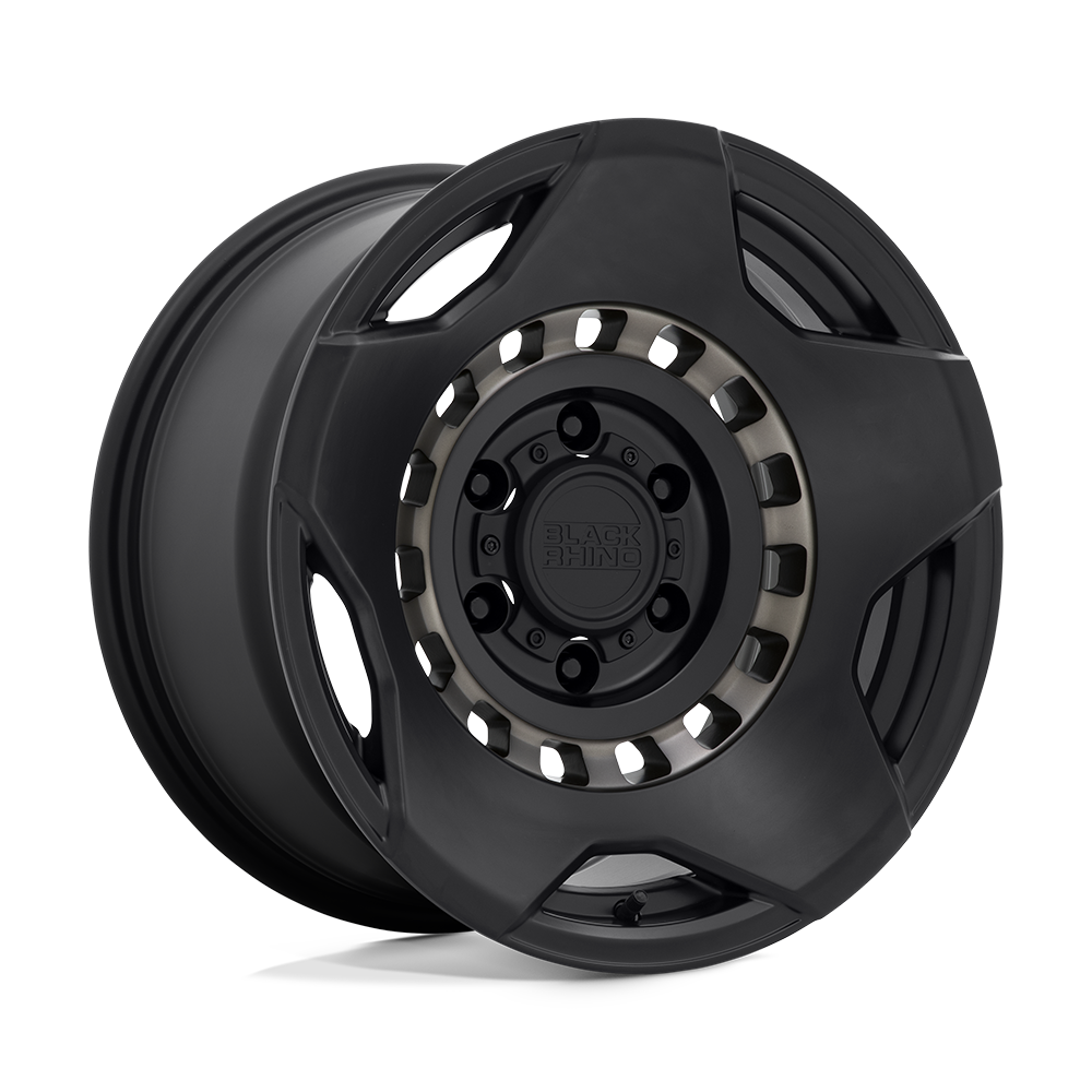 Black Rhino MUZZLE 17X9 0 6X139.7/6X5.5 MATTE BLACK W/ MACHINED TINTED RING