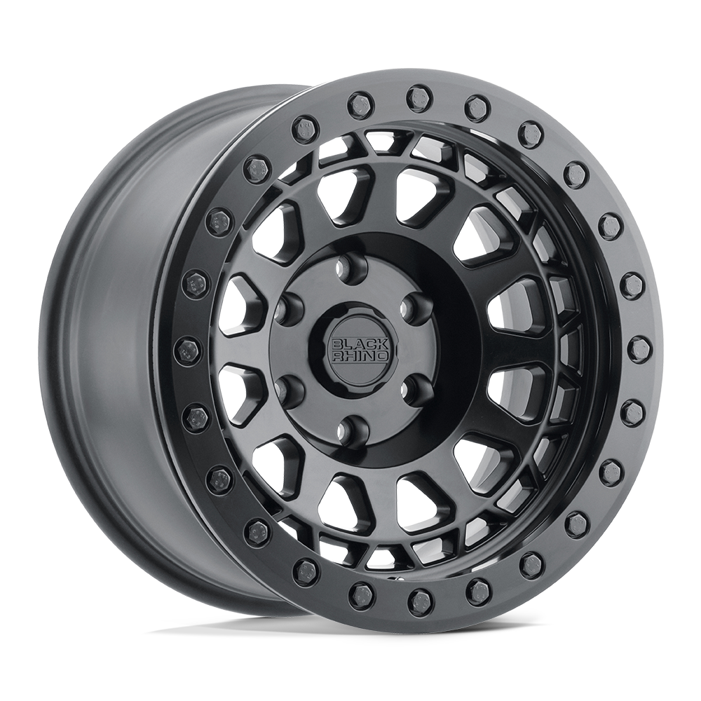 Black Rhino PRIMM 17X8.5 0 6X135/6X5.3 MATTE BLACK W/ BRASS BOLTS