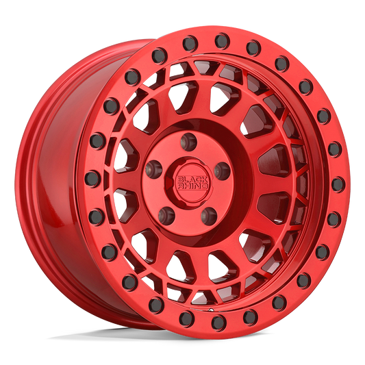 Black Rhino PRIMM 17X8.5 -38 5X127/5X5.0 CANDY RED W/ BLACK BOLTS