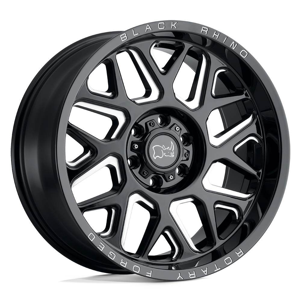Black Rhino REAPER 20X9.5 12 6X135/6X5.3 GLOSS BLACK & MILLED