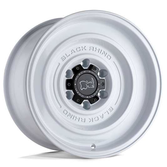 Black Rhino SOLID 17X9.5 -12 6X139.7/6X5.5 GLOSS WHITE