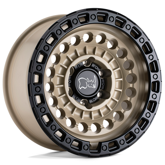 Black Rhino SENTINEL 20X9.5 12 6X114.3/6X4.5 DESERT SAND W/ BLACK RING