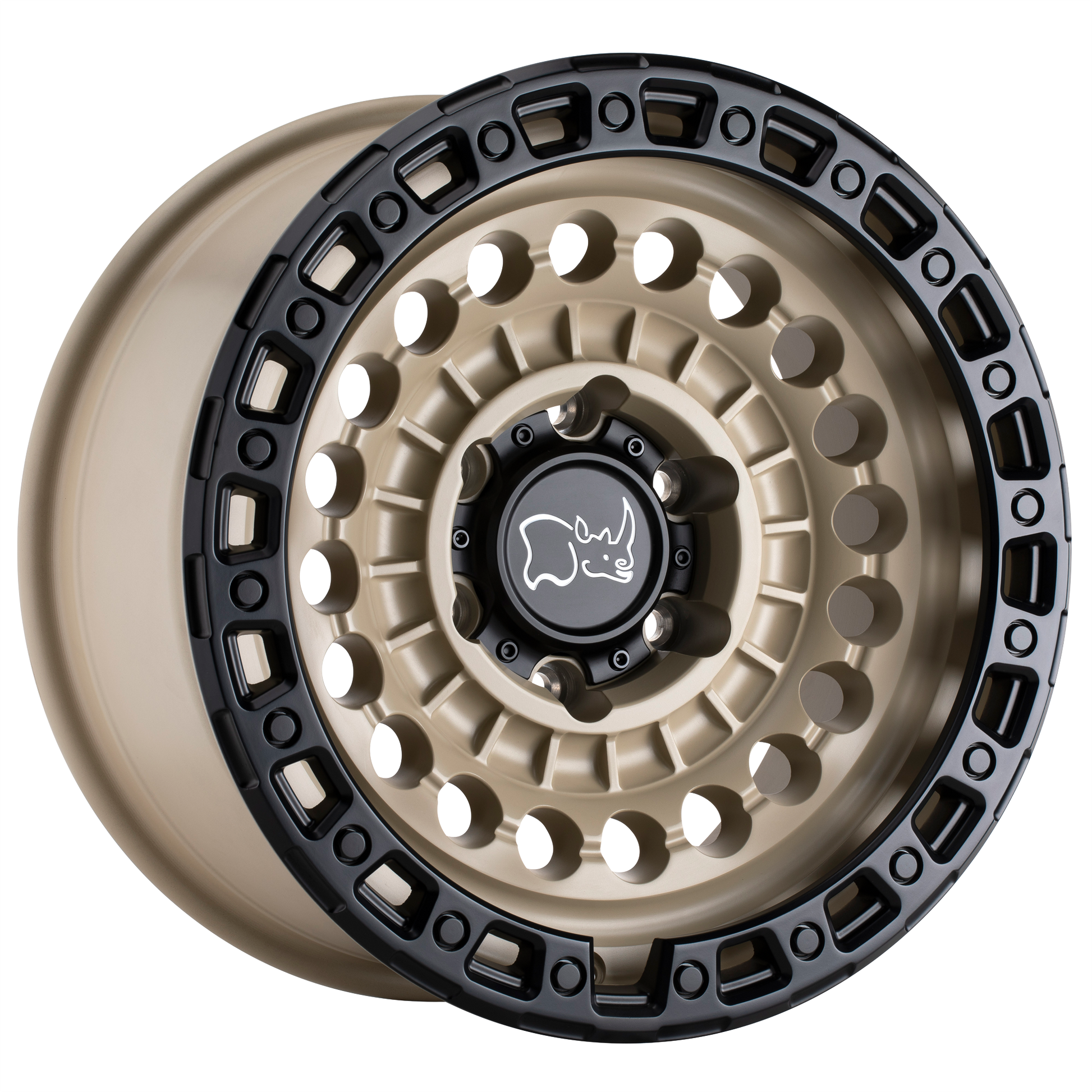 Black Rhino SENTINEL 17X8.5 -10 6X135/6X5.3 DESERT SAND W/ BLACK RING