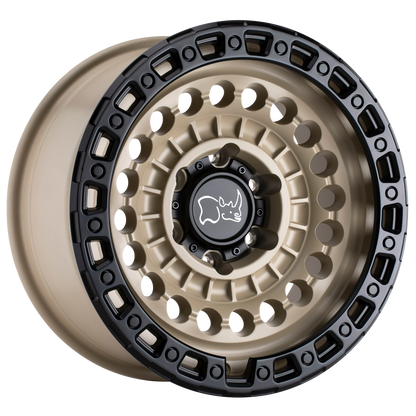 Black Rhino SENTINEL 17X8.5 -10 6X135/6X5.3 DESERT SAND W/ BLACK RING