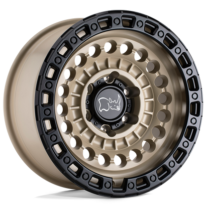 Black Rhino SENTINEL 17X8.5 -10 6X135/6X5.3 DESERT SAND W/ BLACK RING