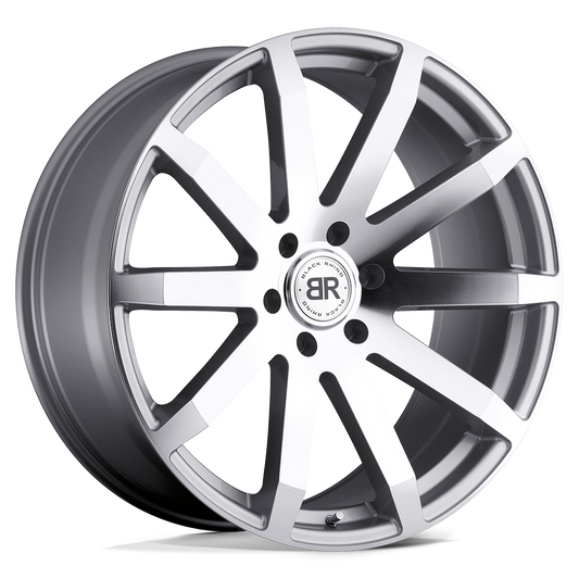 Black Rhino TRAVERSE 22X9.5 30 5X150/5X150 SILVER W/ MACHINE-CUT FACE