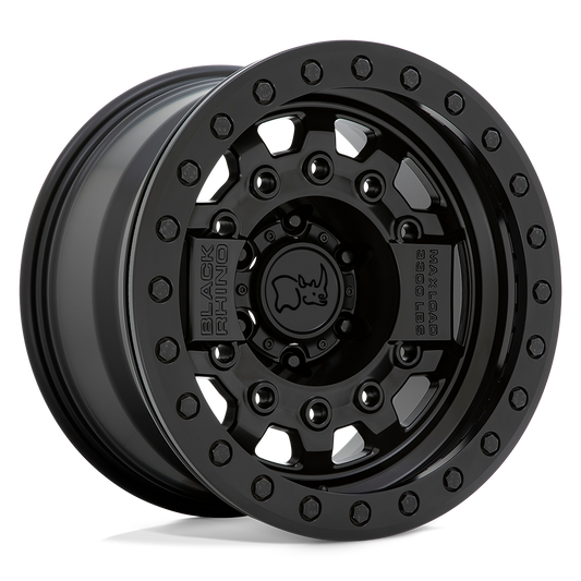 Black Rhino AVENGER BEADLOCK 17X8.5 0 6X139.7/6X5.5 MATTE BLACK W/ BLACK HARDWARE