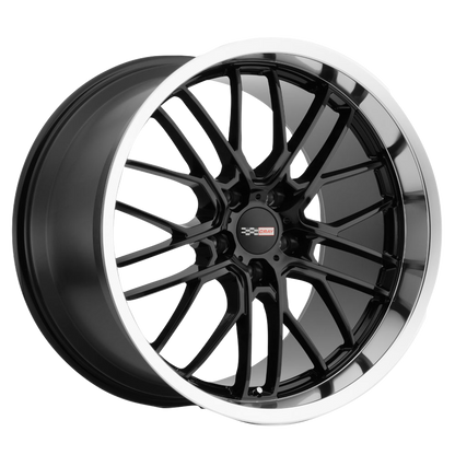 Cray EAGLE 20X10.5 69 5X120.65/5X4.75 GLOSS BLACK W/ MIRROR CUT LIP