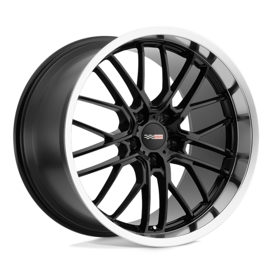 Cray EAGLE 19X10.5 69 5X120.65/5X4.75 GLOSS BLACK W/ MIRROR CUT LIP