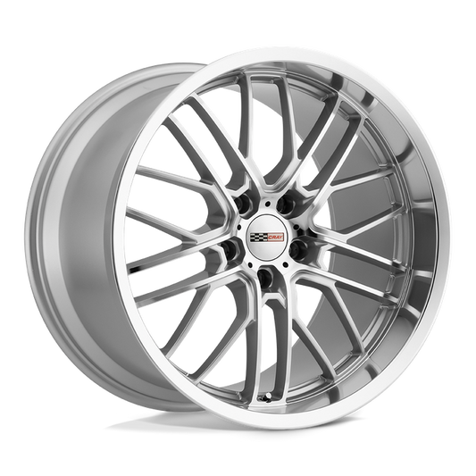 Cray EAGLE 19X10.5 69 5X120.65/5X4.75 SILVER W/ MIRROR CUT FACE & LIP