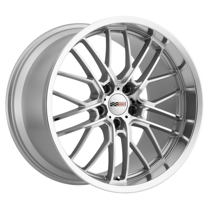 Cray EAGLE 20X10.5 69 5X120.65/5X4.75 SILVER W/ MIRROR CUT FACE & LIP