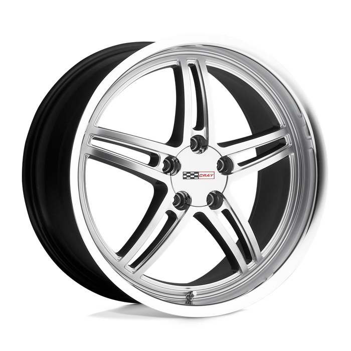Cray SCORPION 19X10.5 65 5X120.65/5X4.75 HYPER SILVER W/ MIRROR CUT LIP