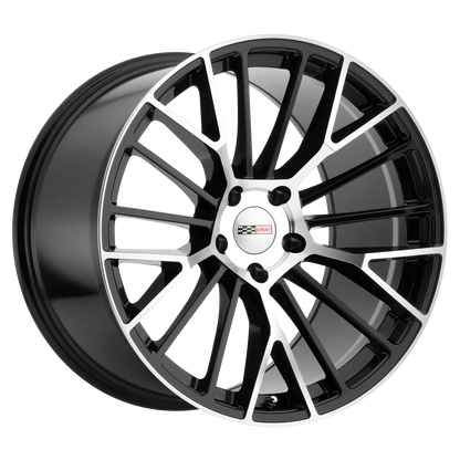 Cray ASTORIA 20X11 76 5X120.65/5X4.75 GLOSS BLACK W/ MIRROR CUT FACE