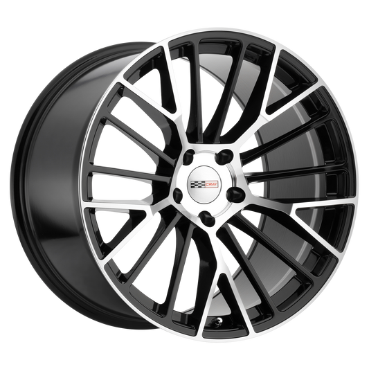 Cray ASTORIA 20X11 76 5X120.65/5X4.75 GLOSS BLACK W/ MIRROR CUT FACE