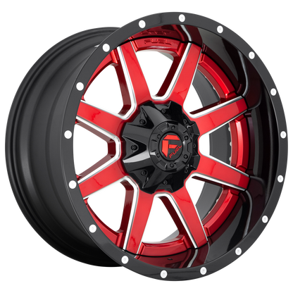 Fuel 2PC D250 MAVERICK 20X10 -19 5X127/5X139.7 GLOSS RED