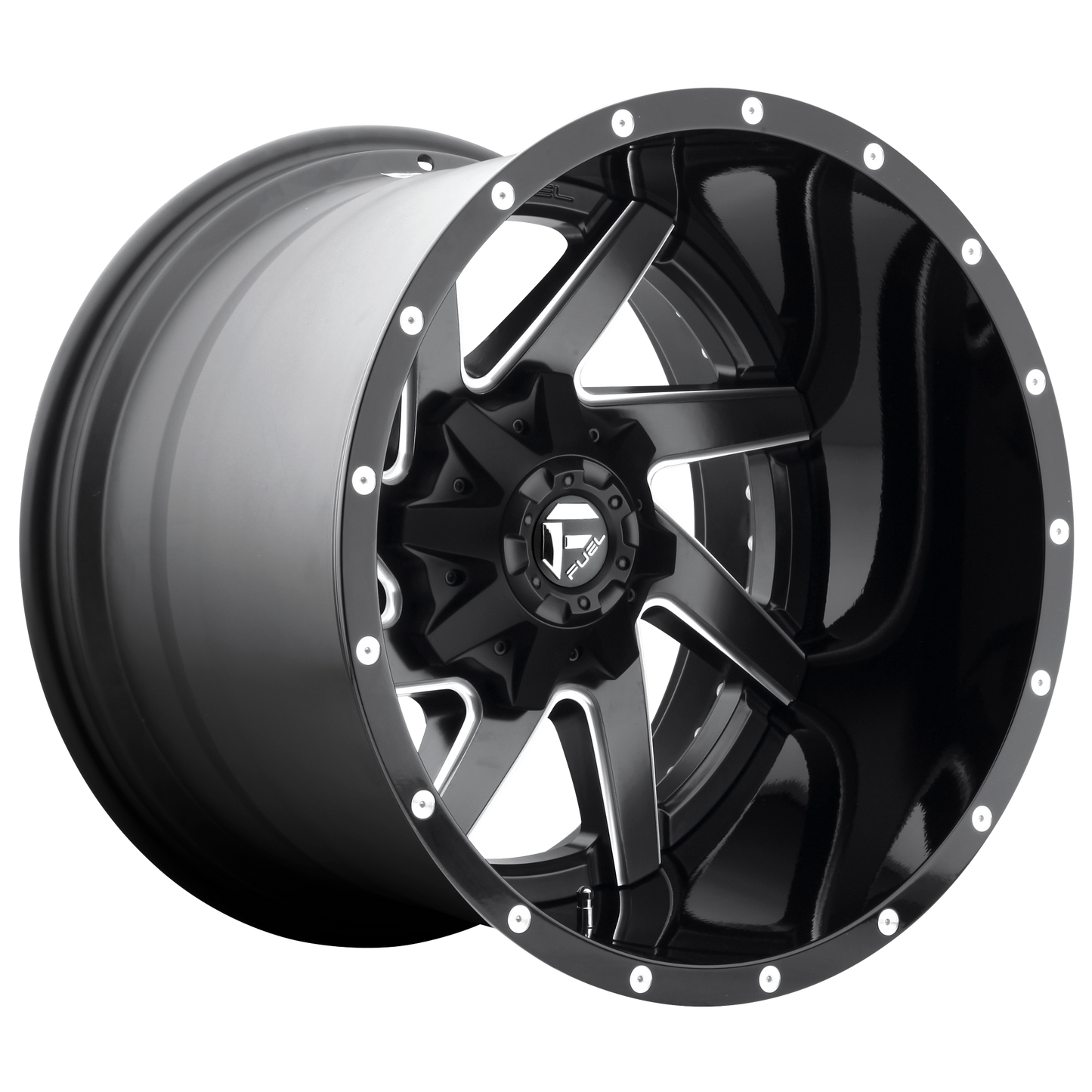 Fuel 2PC D265 RENEGADE 22X12 -44 8X170/8X6.7 MATTE BLACK MILLED