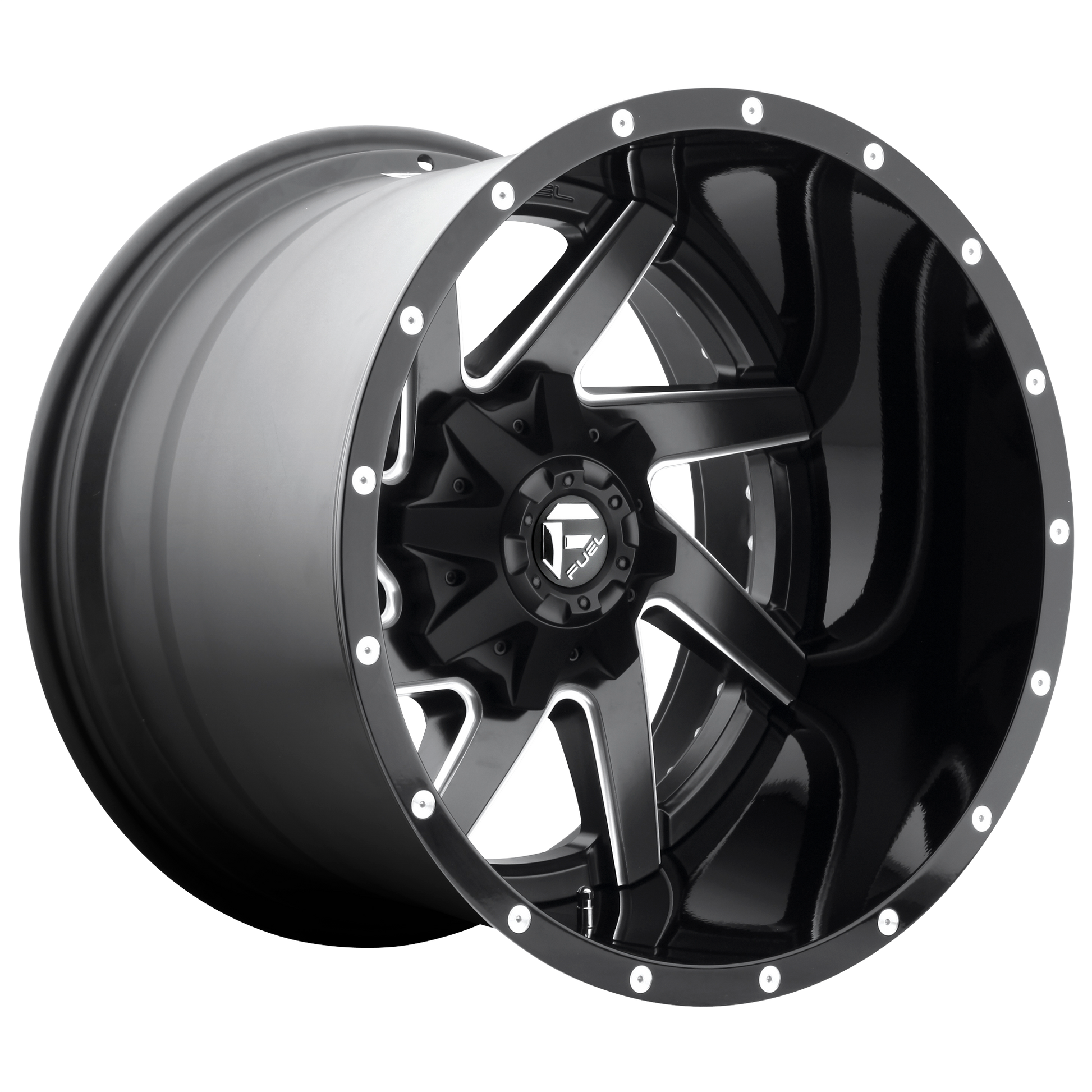 Fuel 2PC D265 RENEGADE 22X12 -44 8X170/8X6.7 MATTE BLACK MILLED