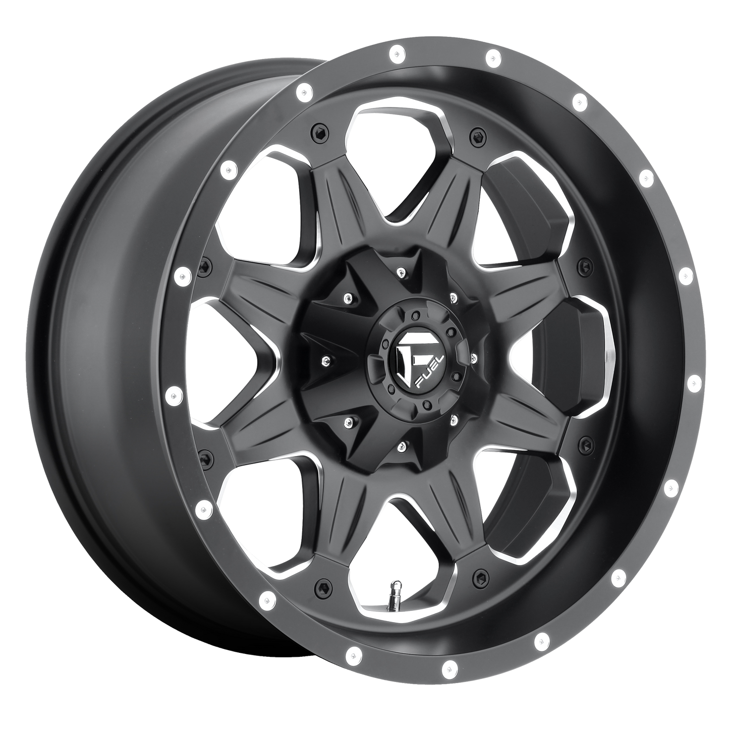 Fuel 1PC D534 BOOST 18X9 1 5X139.7/5X150 MATTE BLACK MILLED
