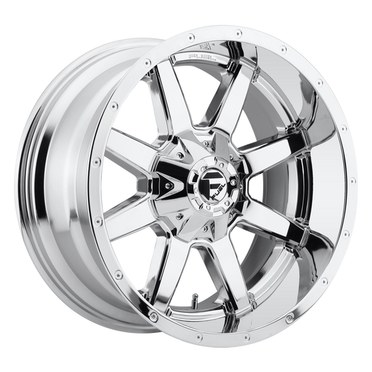 Fuel 1PC D536 MAVERICK 22X10 10 6X135/6X139.7 CHROME PLATED