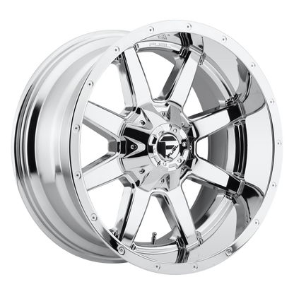 Fuel 1PC D536 MAVERICK 20X8.25 105 10X225/10X225 CHROME PLATED