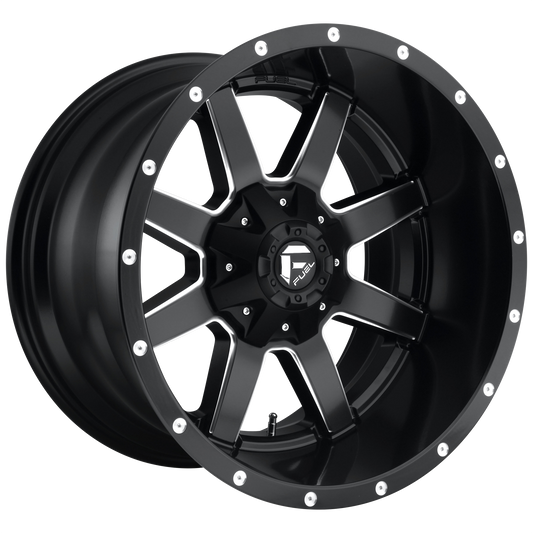 Fuel UTV D538 MAVERICK 16x7 13 4x110/4x110 MATTE BLACK MILLED