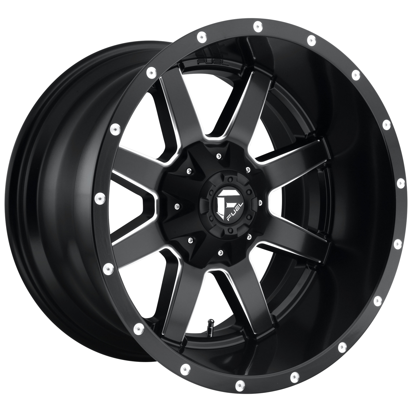 Fuel UTV D538 MAVERICK 22x7 13 4x137/4x137 MATTE BLACK MILLED