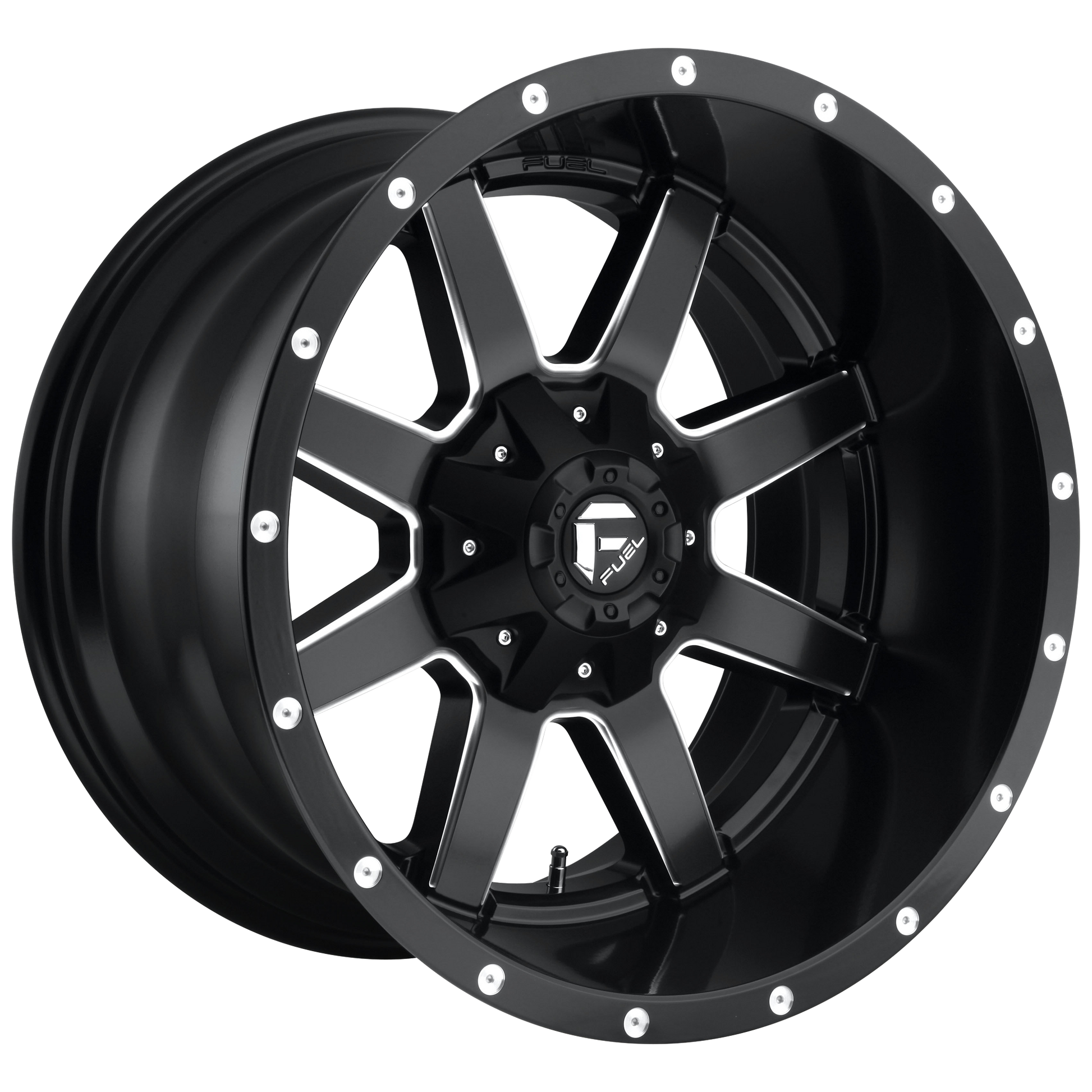 Fuel UTV D538 MAVERICK 26X7 13 4X137/4X137 MATTE BLACK MILLED