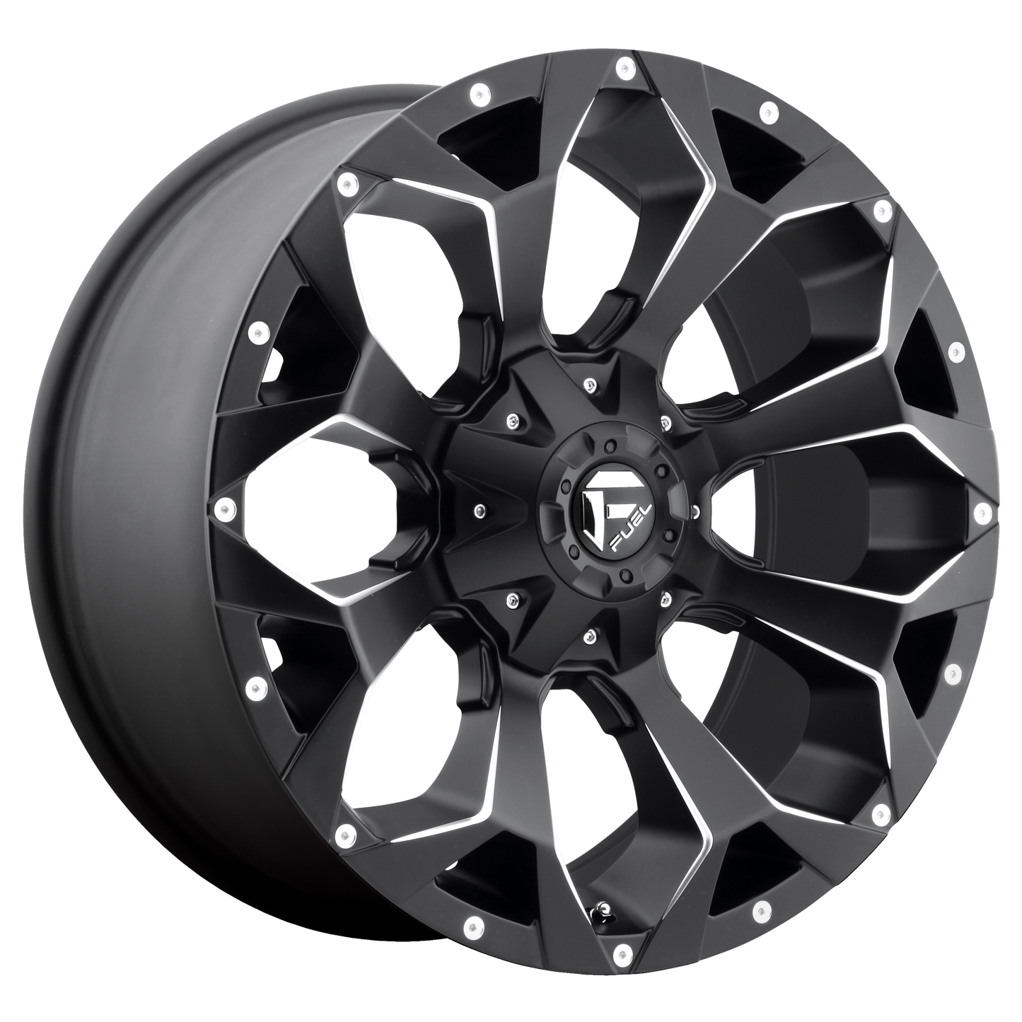 Fuel UTV D546 ASSAULT 15X7 13 4X137/4X137 MATTE BLACK MILLED