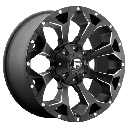 Fuel 1PC D546 ASSAULT 22X12 -44 6X135/6X139.7 MATTE BLACK MILLED