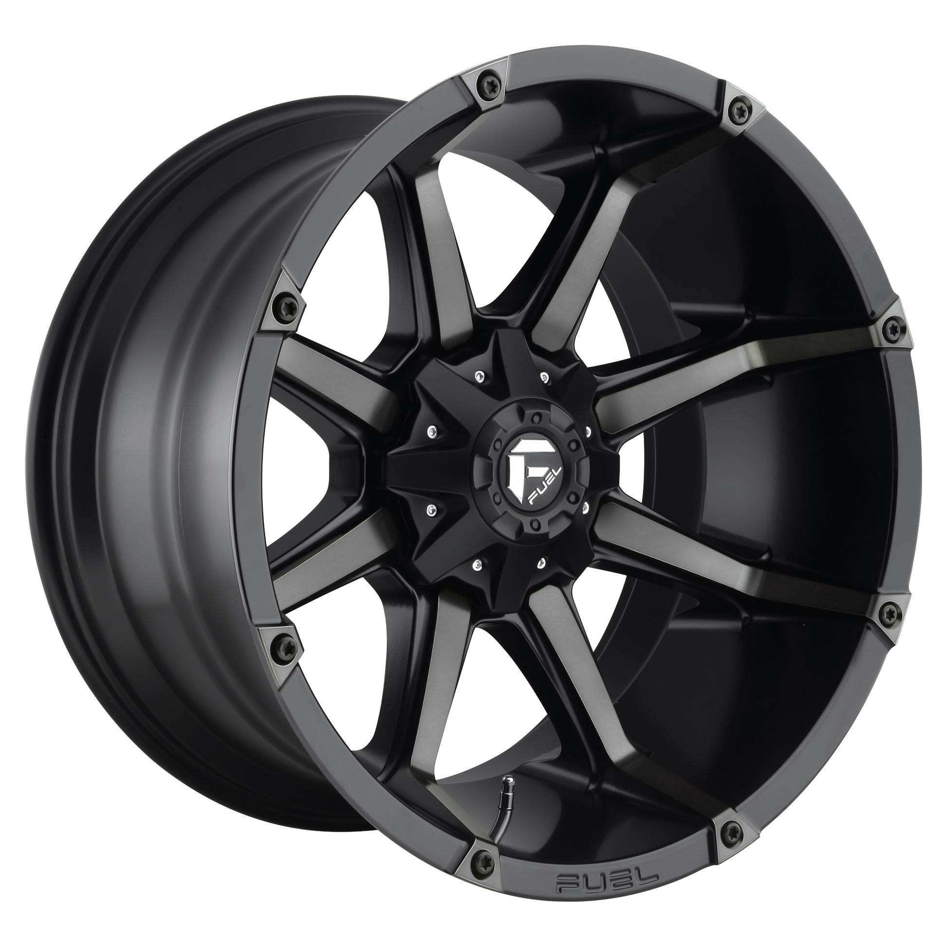 Fuel 1PC D556 COUPLER 20X9 20 6X139.7 MATTE BLACK DOUBLE DARK TINT