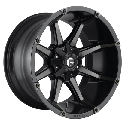 Fuel 1PC D556 COUPLER 20X9 20 6X139.7 MATTE BLACK DOUBLE DARK TINT