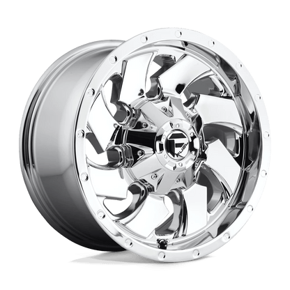 Fuel 1PC D573 CLEAVER 17X9 20 6X135/6X5.3/6X139.7/6X5.5 CHROME PLATED
