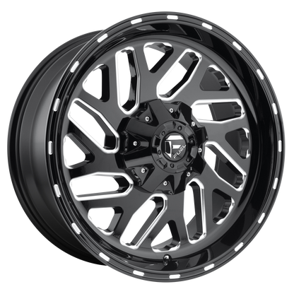 Fuel 1PC D581 TRITON 20X10 -19 6X135/6X139.7 GLOSS BLACK MILLED