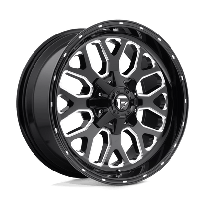 Fuel 1PC D588 TITAN 18X9 1 8X170/8X6.7 GLOSS BLACK MILLED