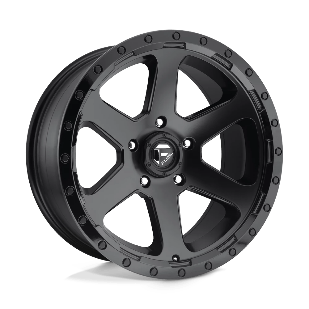 Fuel 1PC D589 RIPPER 16X8 1 5X127/5X5.0 MATTE BLACK GLOSS BLACK LIP