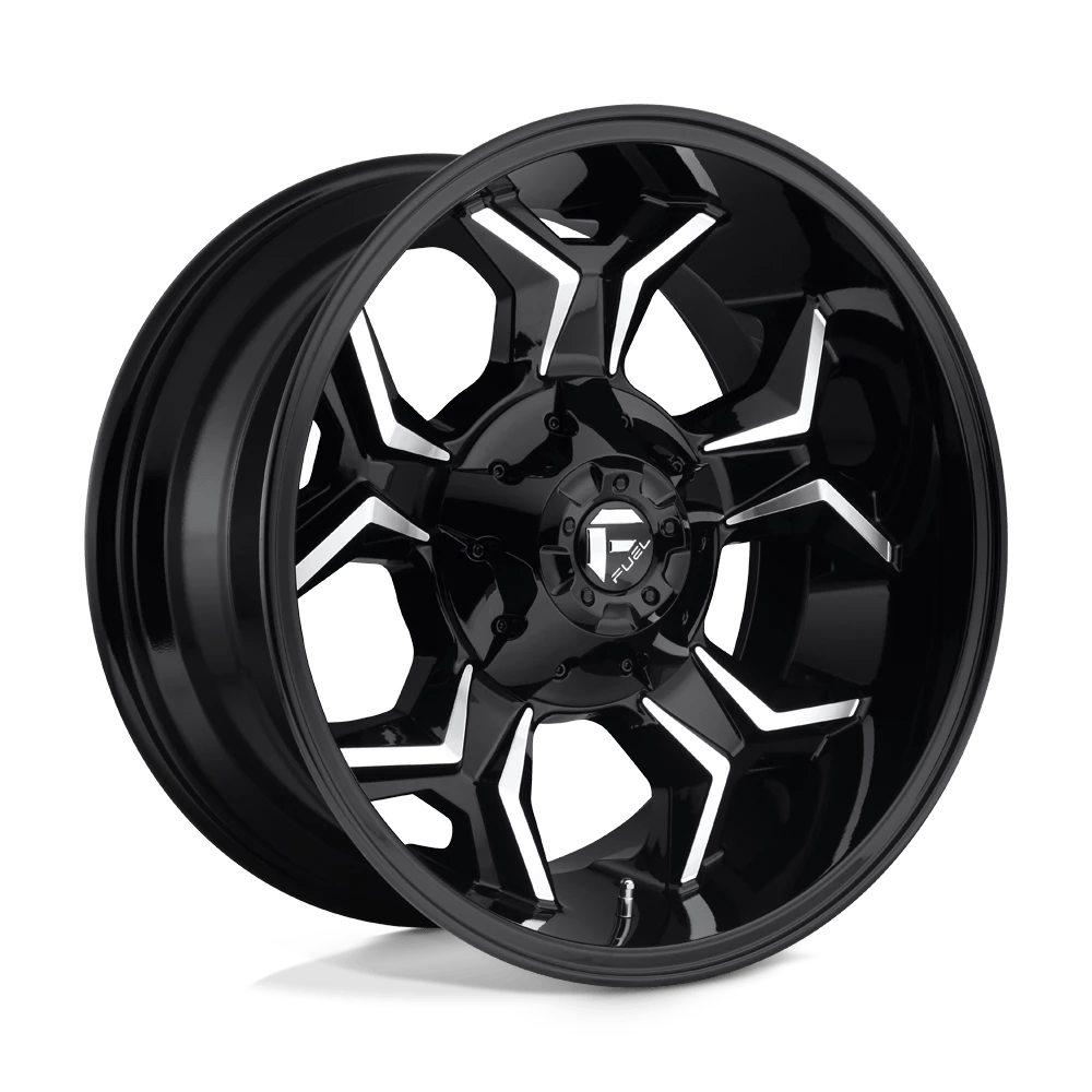Fuel 1PC D606 AVENGER 20X10 -18 8X170/8X6.7 GLOSS BLACK MILLED