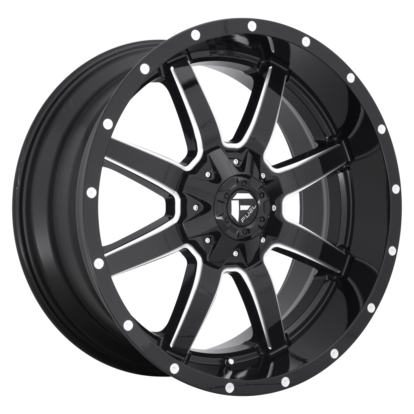 Fuel 1PC D610 MAVERICK 18X9 20 8X170/8X6.7 GLOSS BLACK MILLED