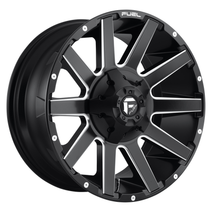 Fuel 1PC D616 CONTRA 22X10 -18 6X135/6X139.7 MATTE BLACK MILLED