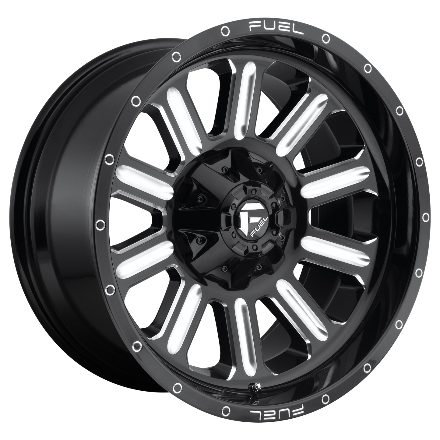 Fuel 1PC D620 HARDLINE 20X9 19 6X135/6X139.7 GLOSS BLACK MILLED
