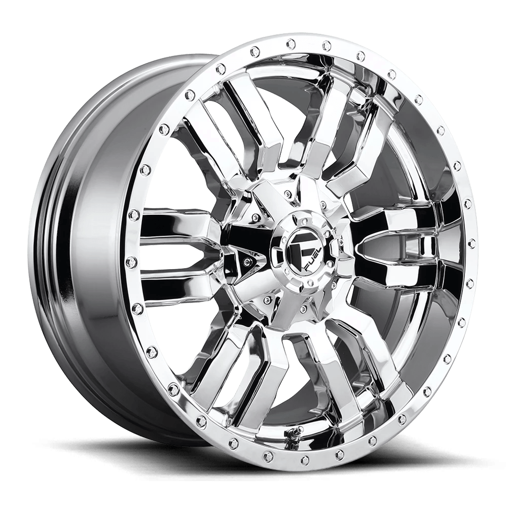 Fuel 1PC D631 SLEDGE 20x10 -18 8x170/8x6.7 CHROME PLATED