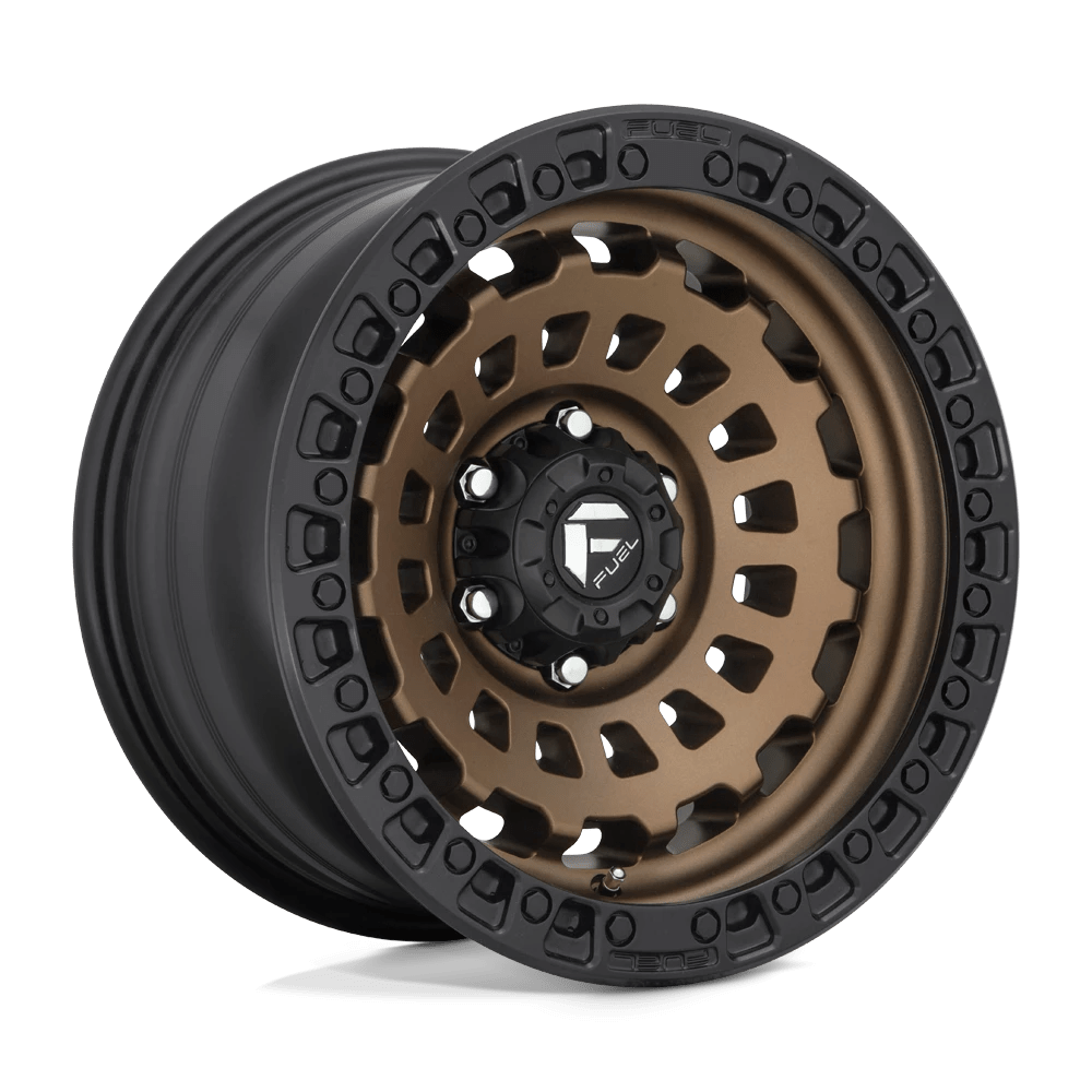 Fuel 1PC D634 ZEPHYR 17X8.5 25 5X108/5X4.25 MATTE BRONZE BLACK BEAD RING