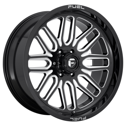 Fuel 1PC D662 IGNITE 22X12 -43 8X180/8X7.1 GLOSS BLACK MILLED