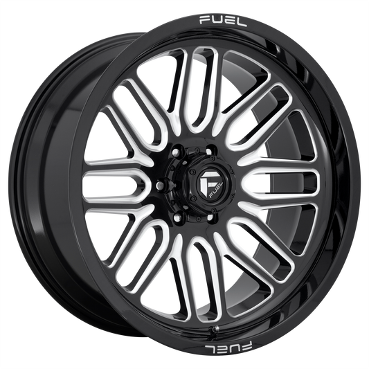 Fuel 1PC D662 IGNITE 22X12 -43 8X180/8X7.1 GLOSS BLACK MILLED