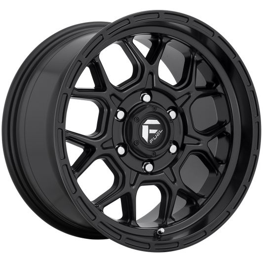 Fuel 1PC D670 TECH 20X10 -18 6X139.7 MATTE BLACK