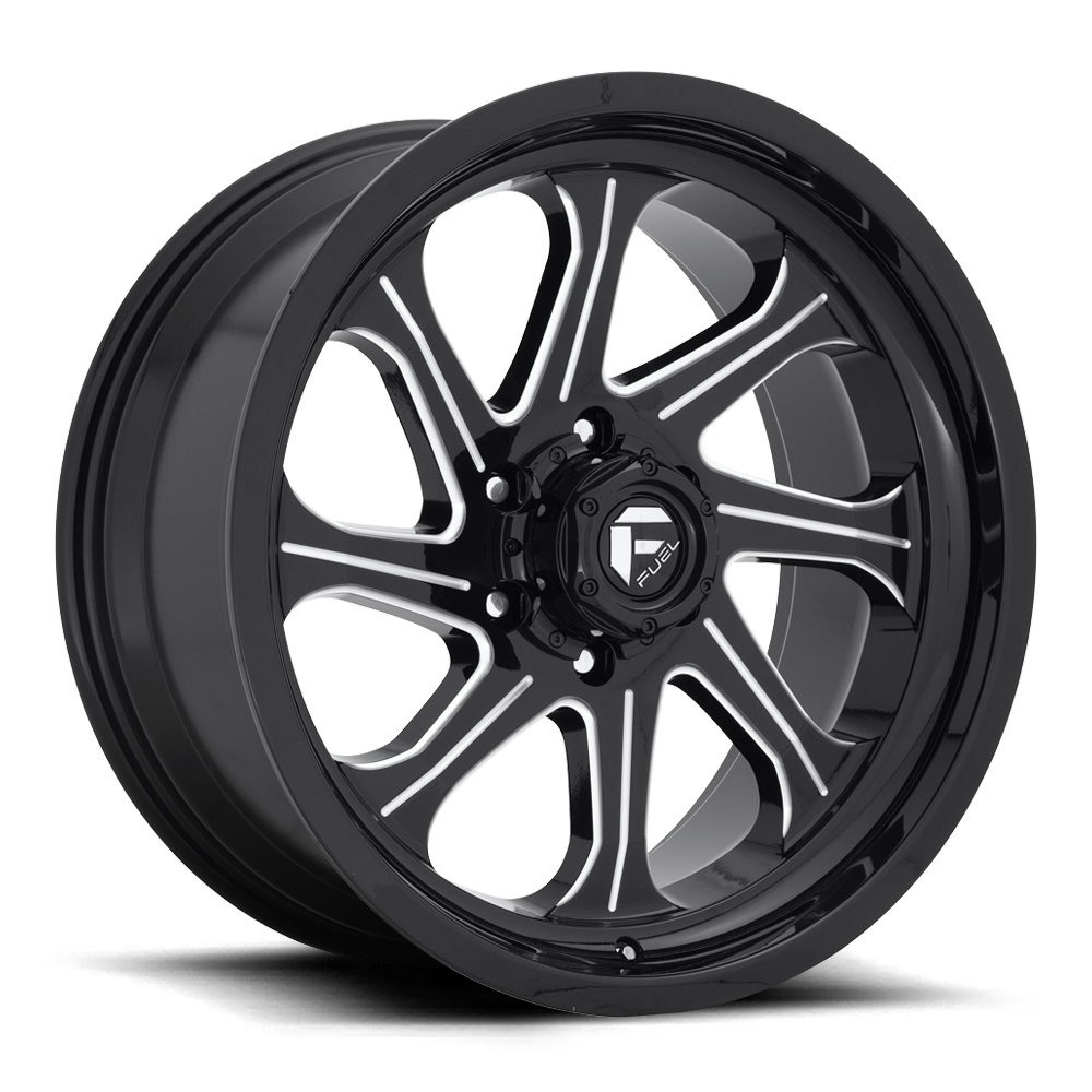 Fuel 1PC D676 SEEKER 20X10 -18 8X170/8X6.7 GLOSS BLACK MILLED
