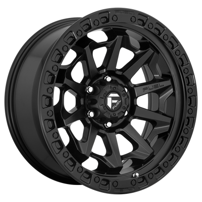 Fuel 1PC D694 COVERT 18X9 1 8X180/8X7.1 MATTE BLACK