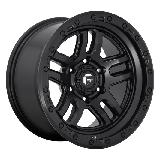 Fuel 2PC D211 TRITON 22x14 -70 6x135/6x139.7/6x135/5.5 CHROME PLATED GLOSS BLACK LIP